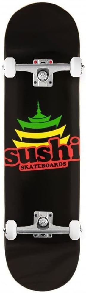 Pagoda Logo 8.125 Complete Skateboard Black Maple Street Deck
