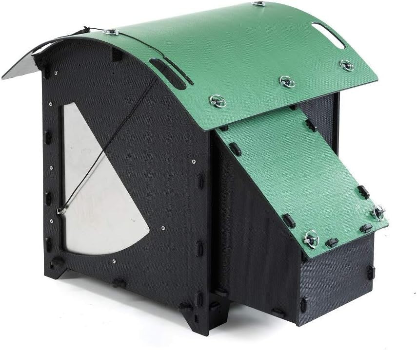 Small Chicken Coop Fox Proof Recycled Plastic Waterproof Hen House 2–4