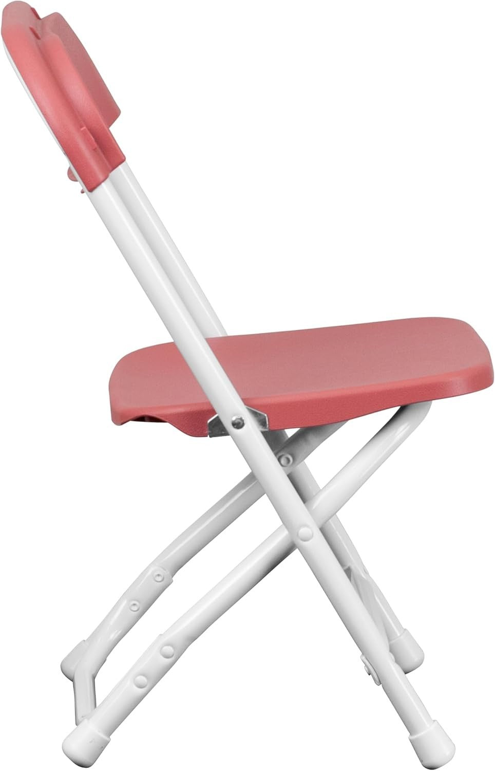 10x Kids Folding Chairs Lightweight Durable Plastic Stackable Burgundy