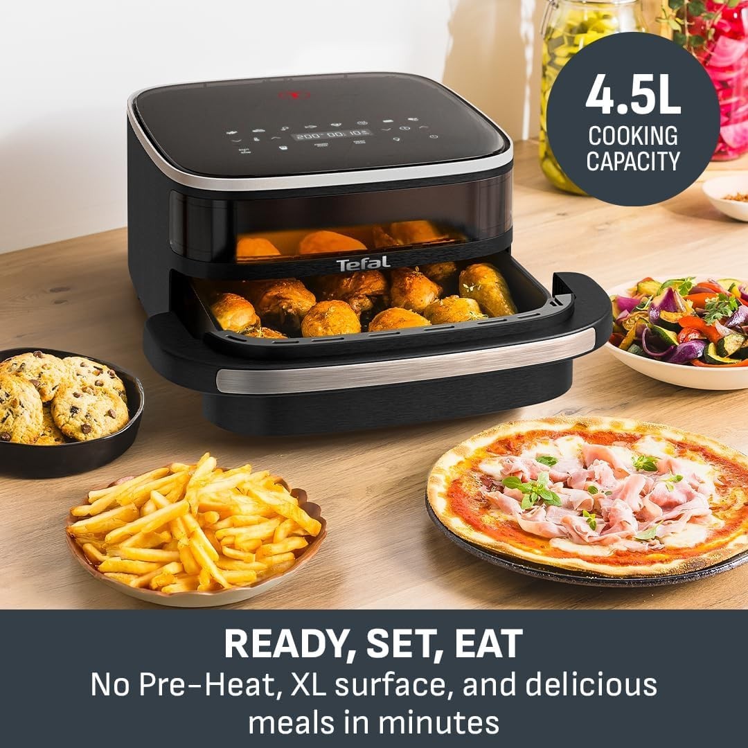 XL Pizza Air Fryer Oven | Extra-Crisp Tech | Viewing Window | Large Surface