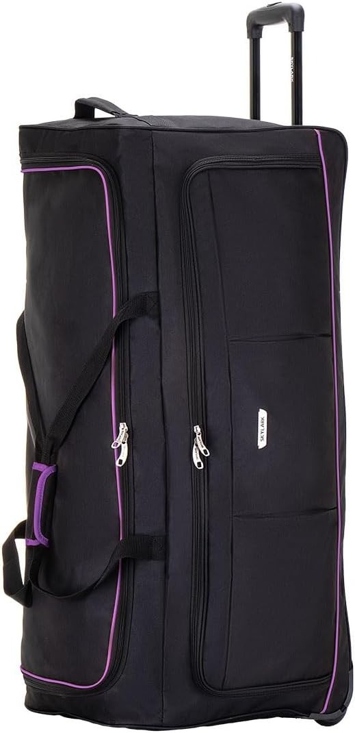 155L Extra Large Wheeled Travel Duffle Lightweight Folding Holdall 36 Inch