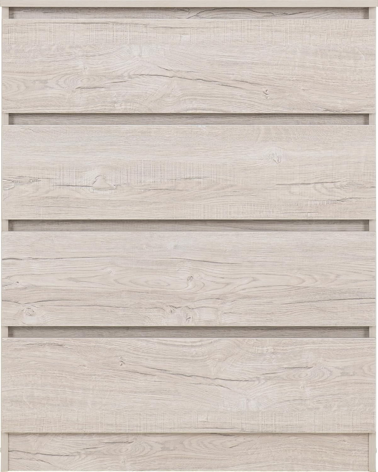 4 Drawer Chest Urban Snow Bedroom Storage Cabinet Modern Tall Unit