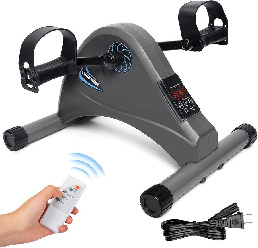 Electric Under Desk Pedal Exerciser Motorized Seated Leg Arm Bike