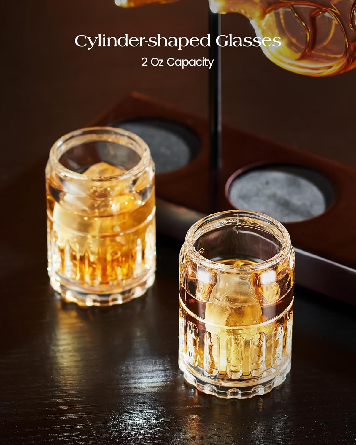Gun Whiskey Decanter Set with 2 Glasses 266ml Novelty Liquor Dispenser Gift
