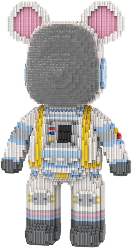 Astronaut Bear 5100PCS Micro Blocks Set Adult Gift Display Decor Toy