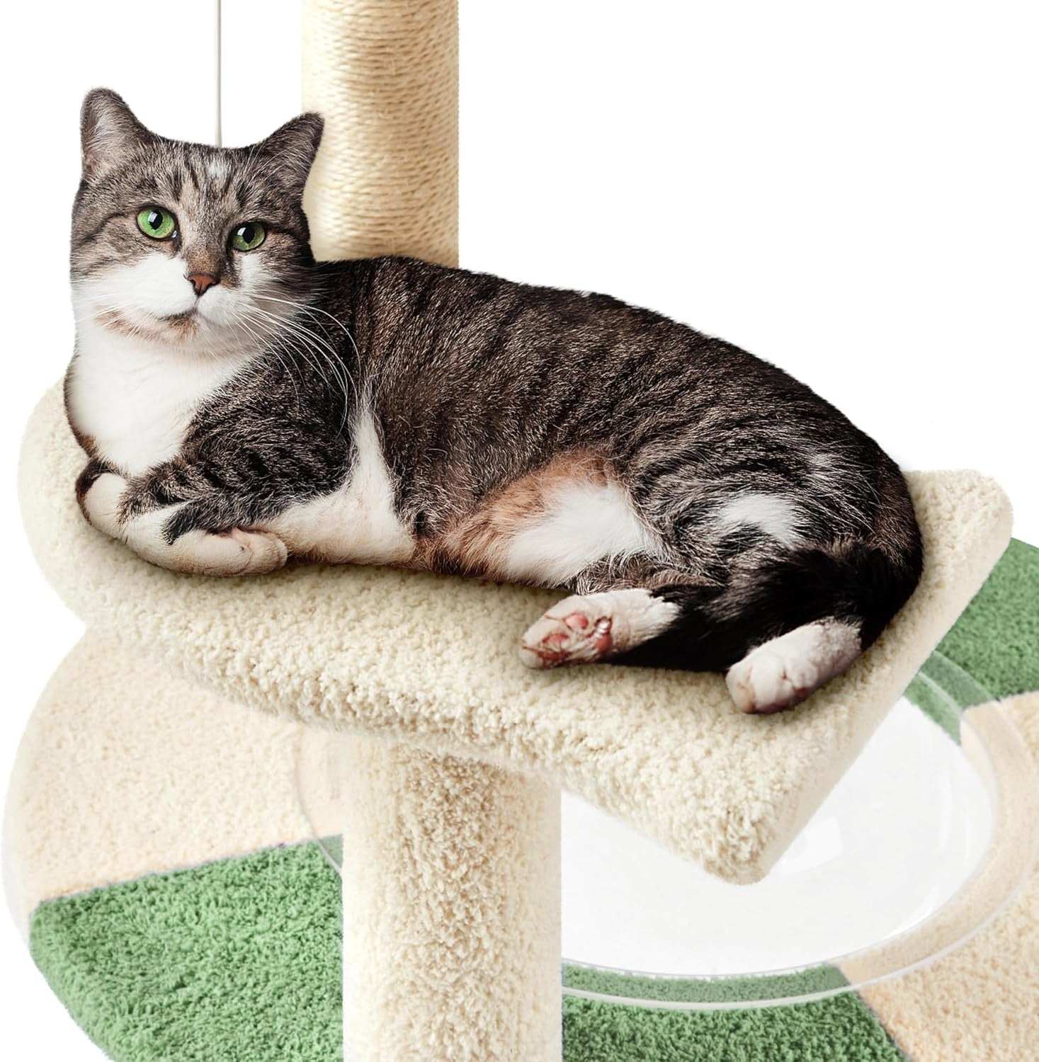 90cm Cat Tree Tower with Perches Scratching Posts Indoor Cat Condo