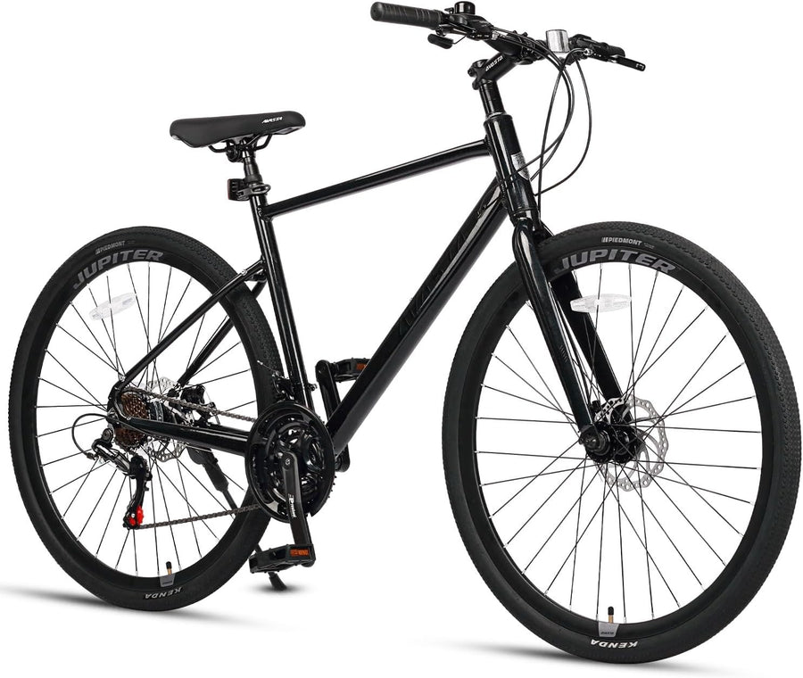 700C Road Bike Lightweight Aluminum Frame 21-Speed Dual Disc Brakes Cycle