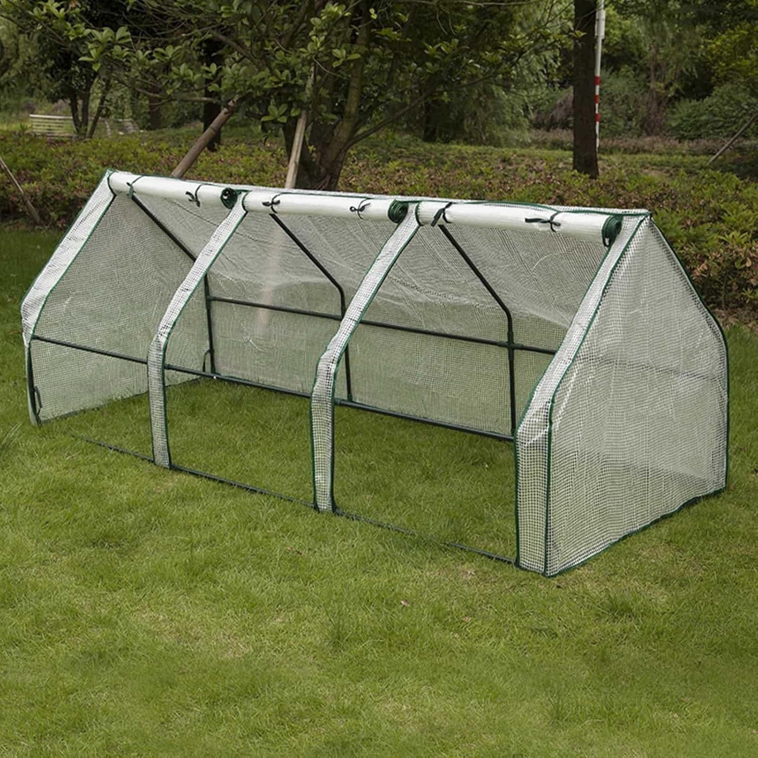Portable Mini Greenhouse Tunnel | Reinforced PE Cover | Roll-Up Shutters
