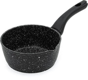 16cm Black Non Stick Milk Pan with Cool Touch Handle Induction Safe