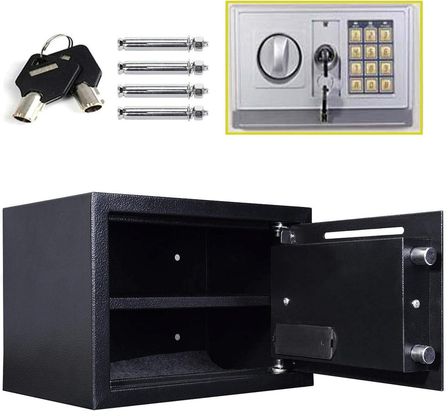 16L Digital Safe Box Electronic Keypad Cash Jewelry Document Safe