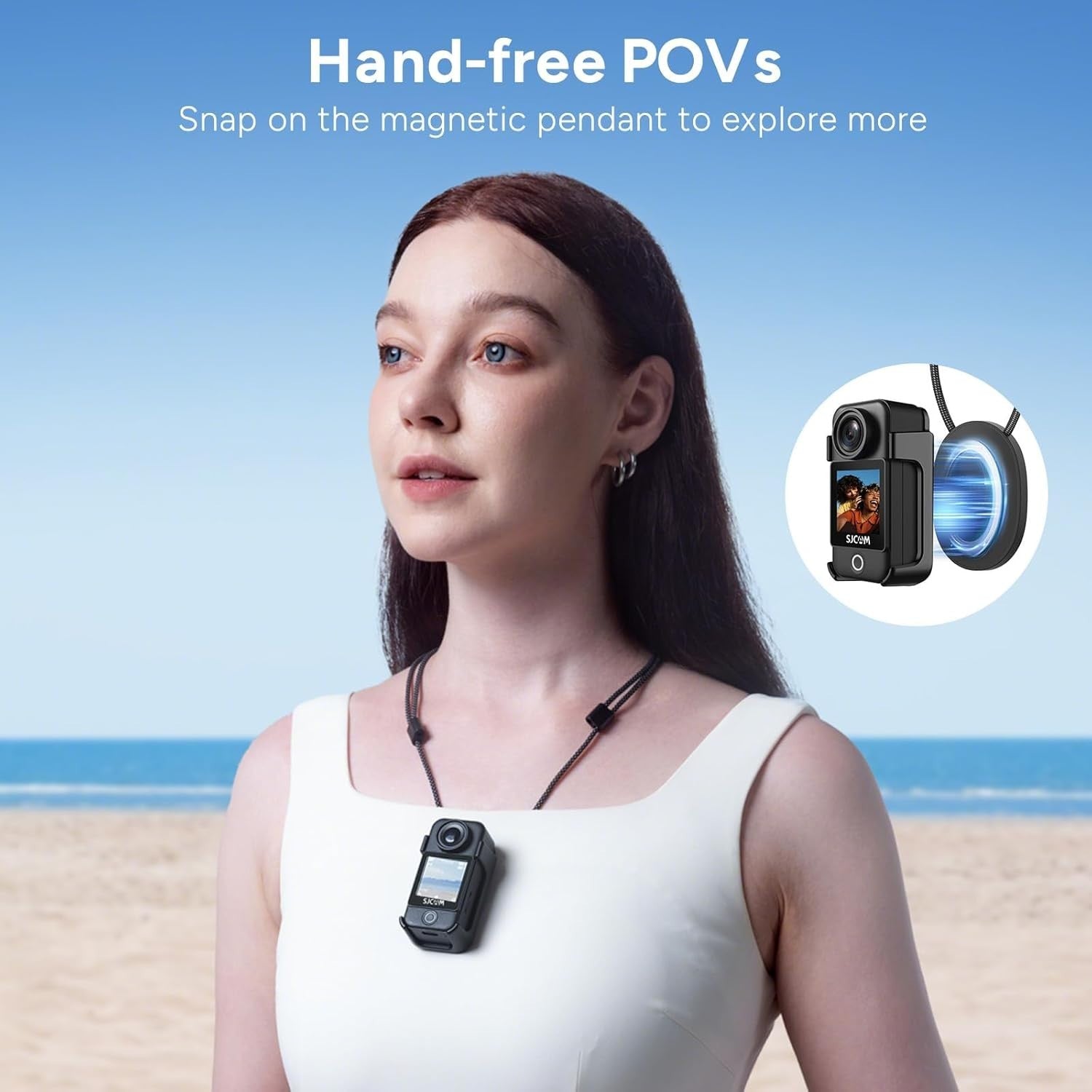 4K Action Camera Dual Touch Screen Waterproof Vlogging Camera Kit