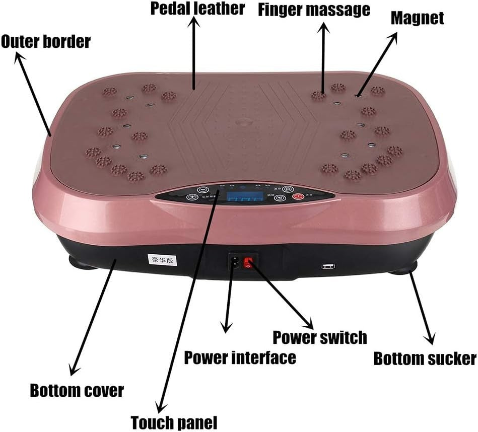 Vibration Plate Exercise Machine Bluetooth Massage Weight Loss