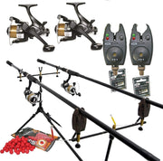 Complete Carp Fishing Set – 12ft Rods, Reels, Bite Alarms & Rodpod Kit