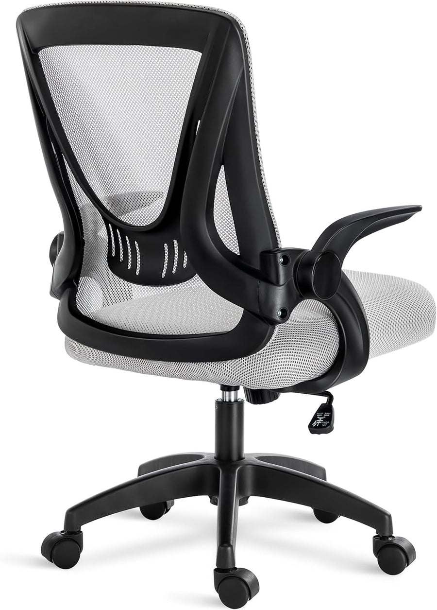 Ergonomic Mesh Office Chair Swivel w/ Lumbar Support Flip Arms