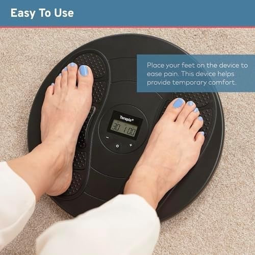 Smart Foot & Leg Massager with EMS & TENS for Pain Relief & Circulation