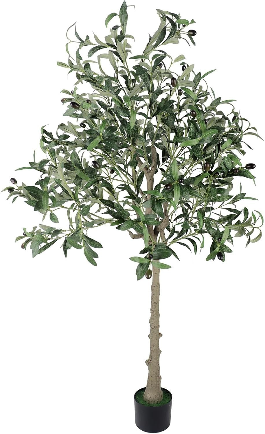 5ft Artificial Olive Tree Indoor Faux Plant Tall Realistic Leaves Home Decor