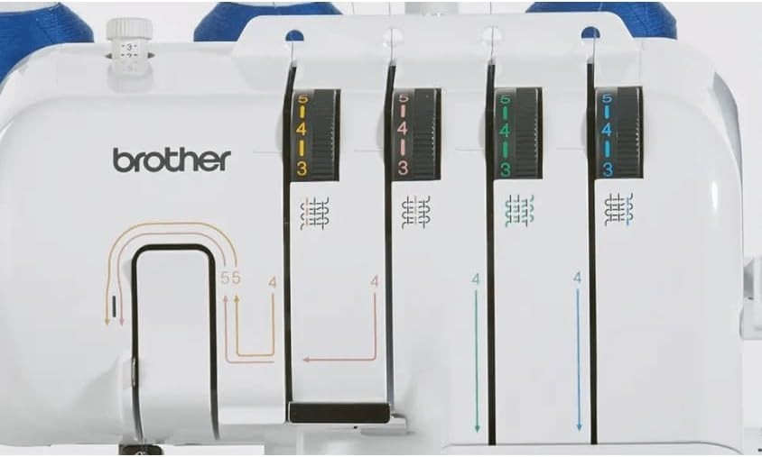 4 Thread Overlocker Serger Free Arm LED Differential Feed