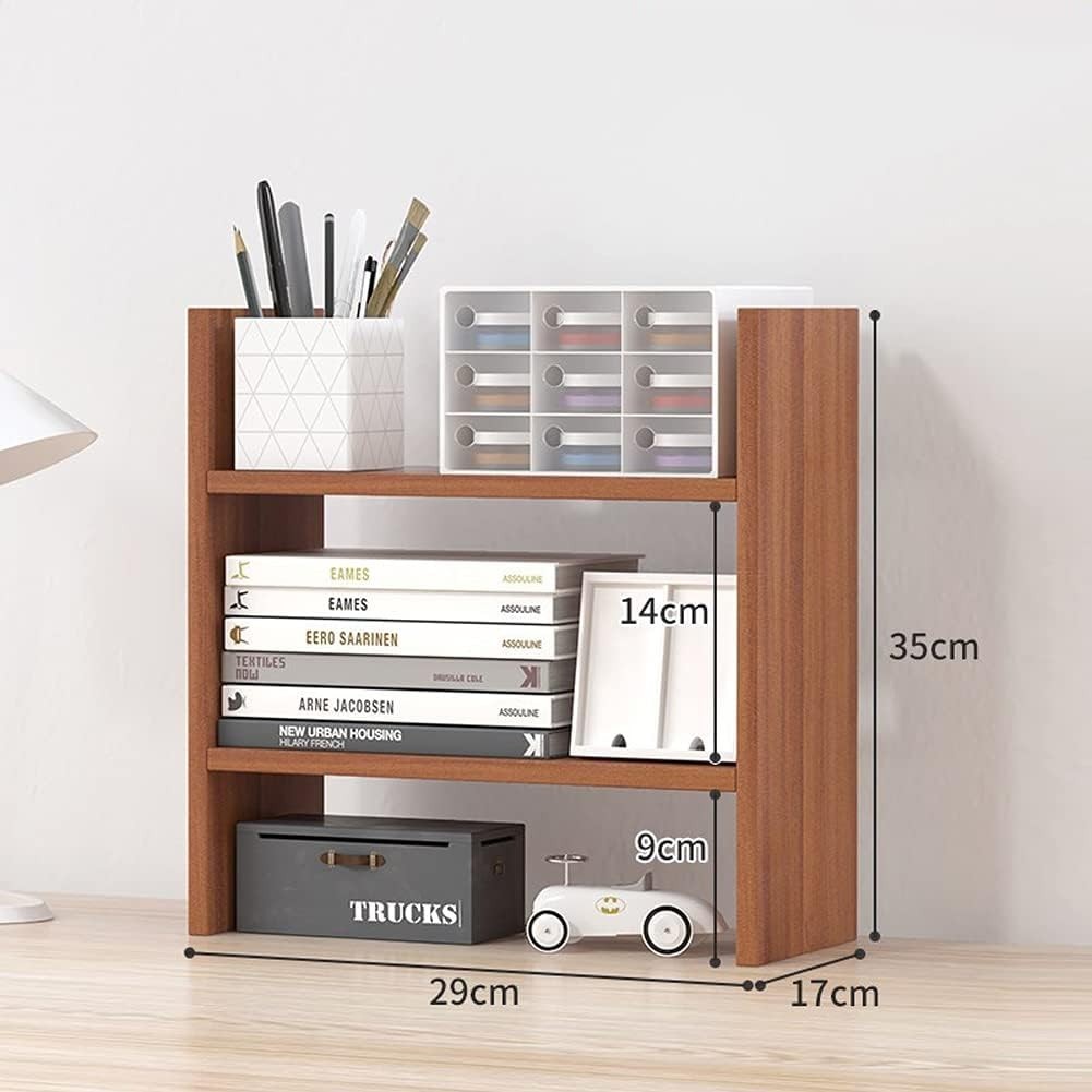 3-Tier Wood Desk Organizer Shelf File Rack Storage for A4 Paper