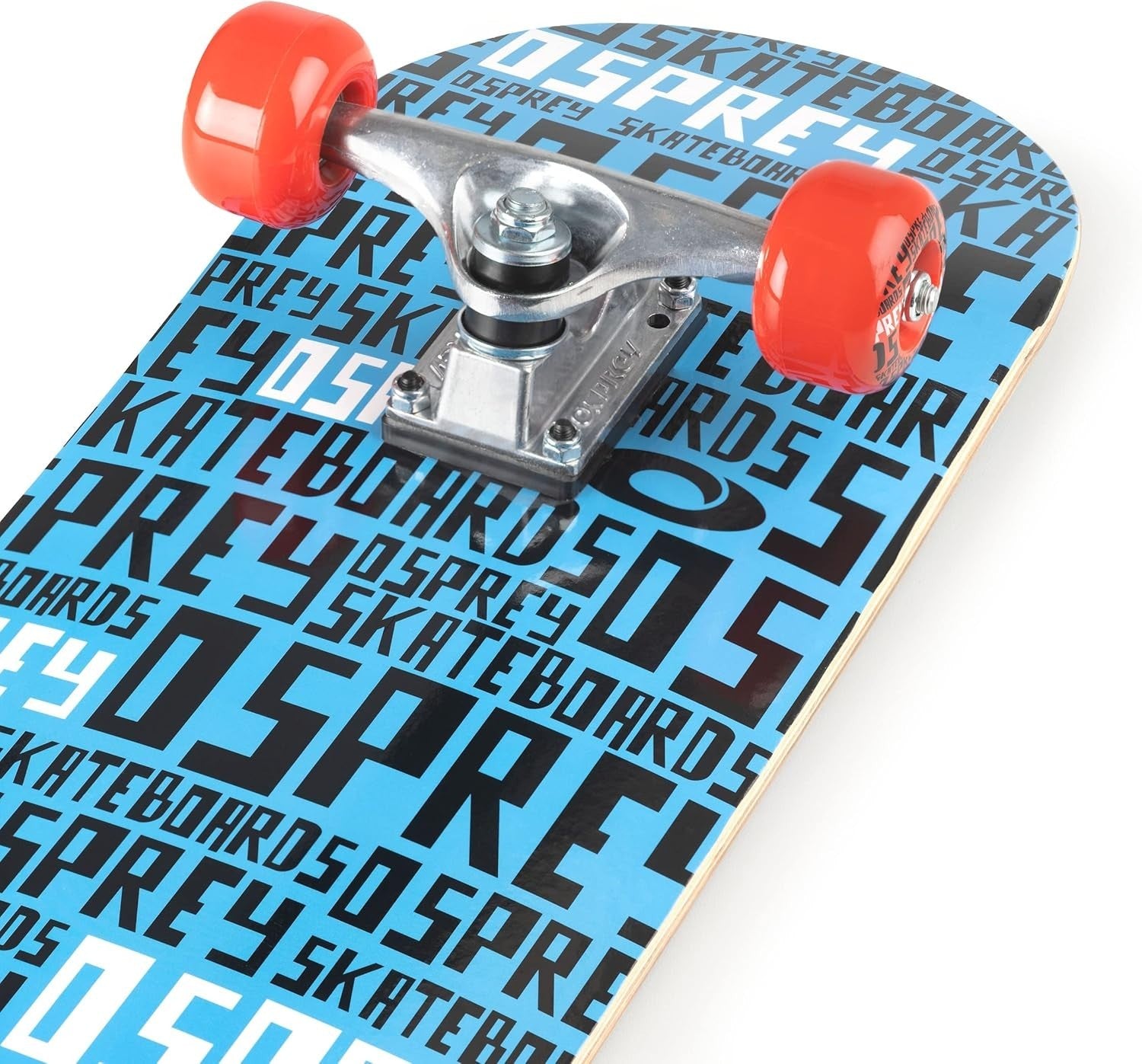 31" Double Kick Skateboard Maple Deck ABEC5 PU Wheels Grip Tape Kids Youth