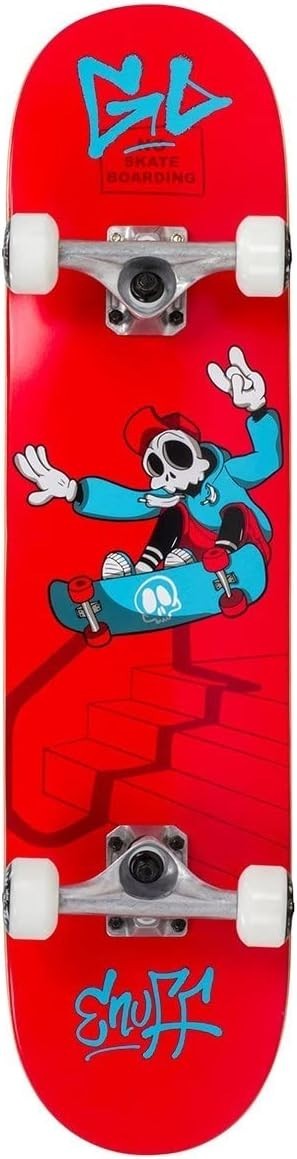 Red Maple Skateboard 31.5" Deck 7.75" Wide 54mm Wheels Durable Polyurethane