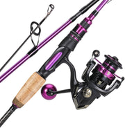 2.1m Spinning Fishing Rod & Reel Combo – Carbon Fibre Bass Tackle Set