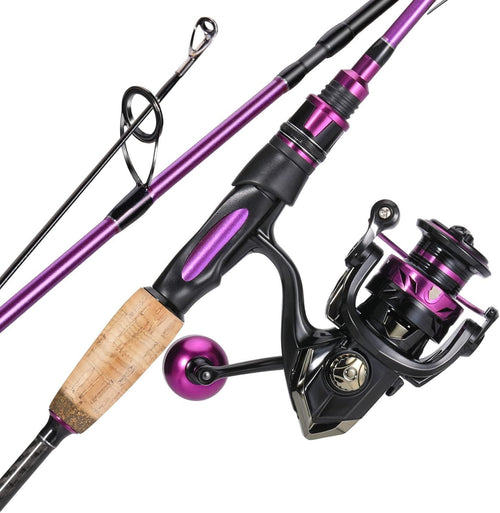 2.1m Spinning Fishing Rod & Reel Combo – Carbon Fibre Bass Tackle Set