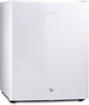 74L Mini Fridge Tabletop Cooler Lock & Key Low Noise White