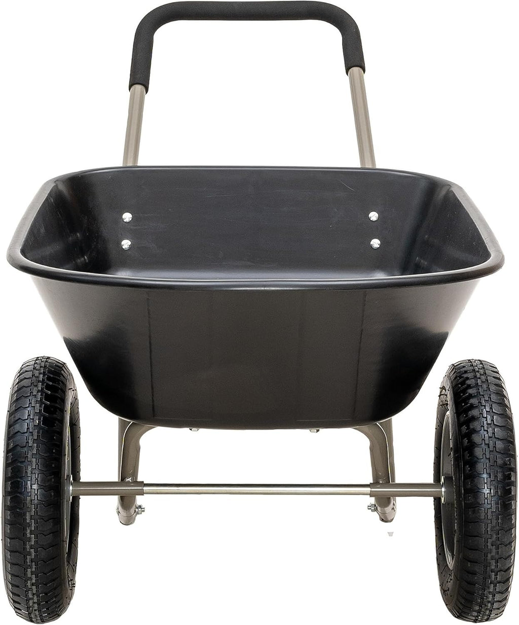 85L 2-Wheel Garden Trolley – Heavy Duty Cart w/ Pneumatic Tyres 150kg Capacity