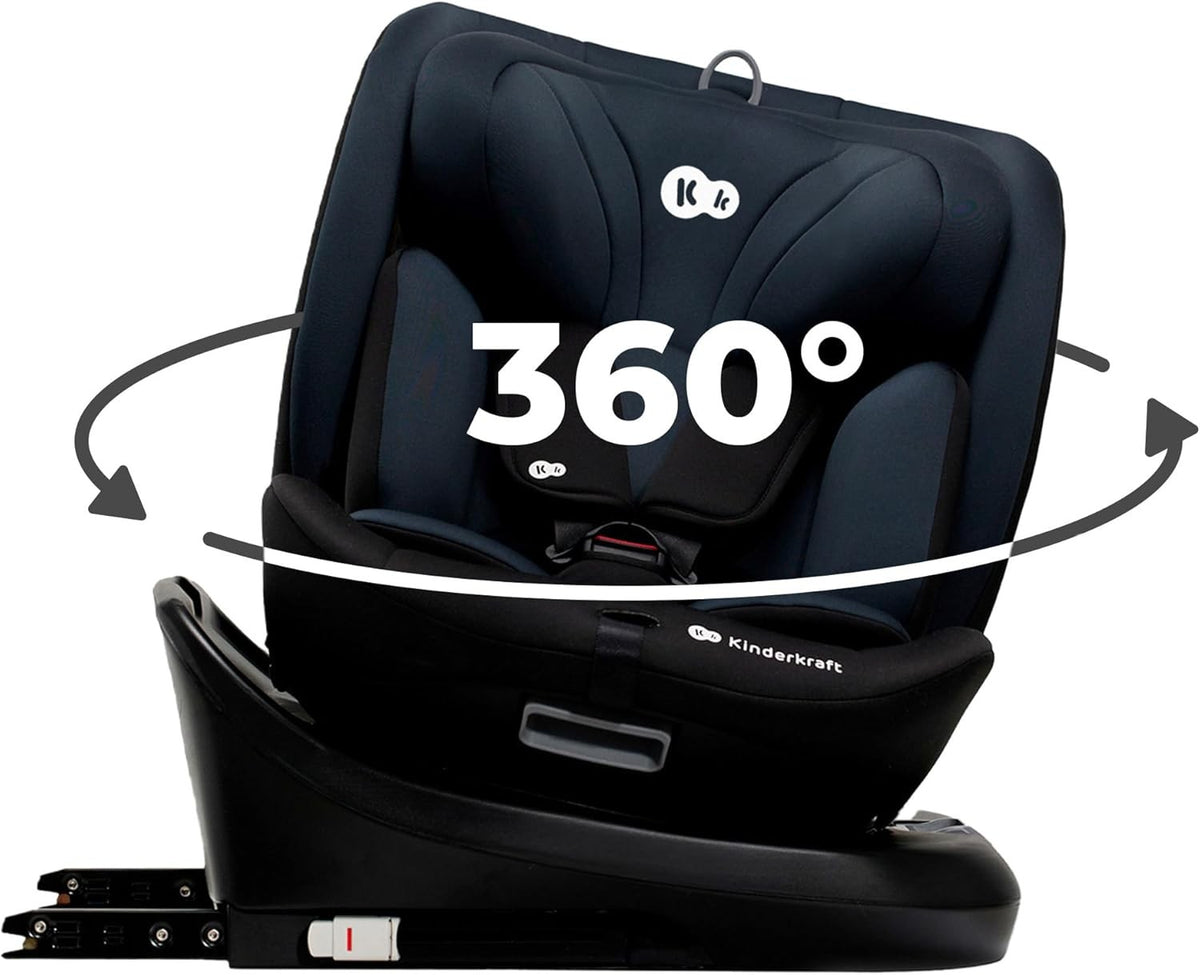 360° ISOFIX i-Size Rotating Car Seat 40–150cm Birth–12y RWF & FWF