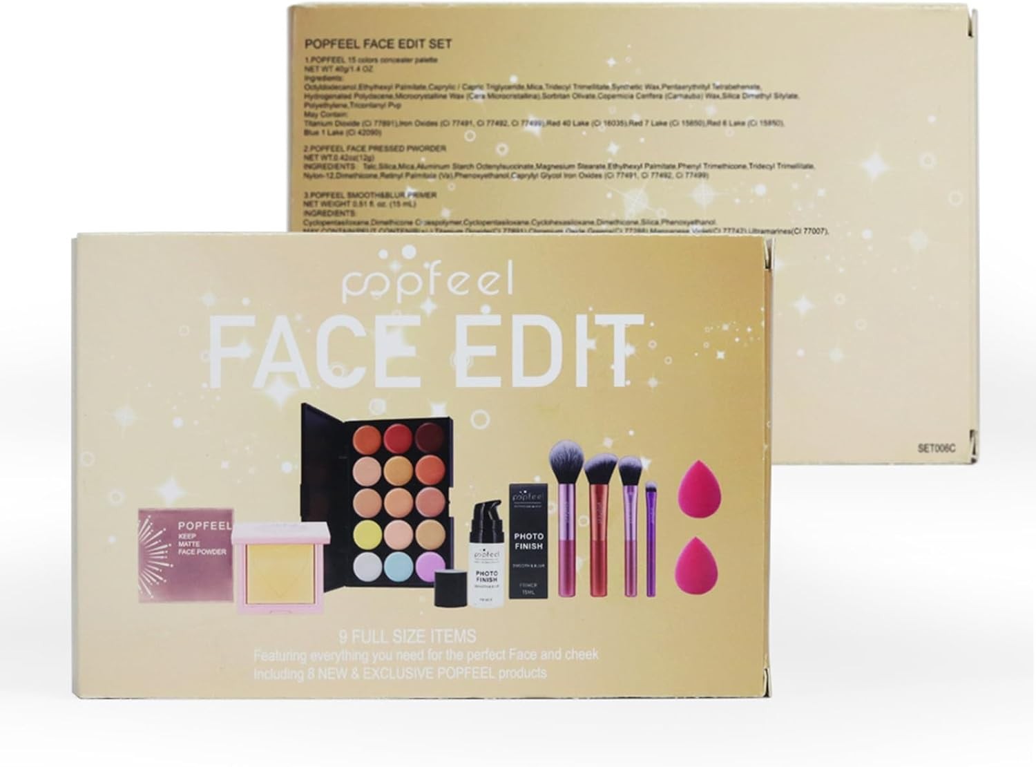 All In One Makeup Gift Set Full Kit Eyeshadow Lipstick Palette
