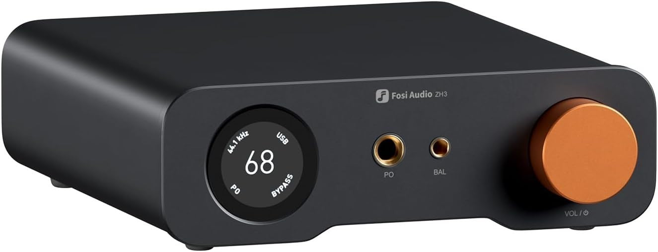 ZH3 DAC Headphone Amp Preamp 768kHz PCM DSD512 USB Optical Coax RCA