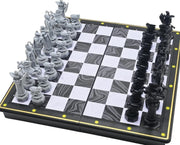 Magnetic Foldable Chess Set | 32 Piece Family Strategy Game | Portable Board