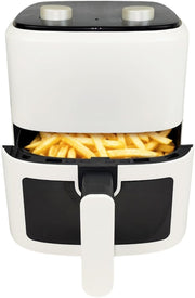 5.5L Air Fryer No Oil Dial Control 1350W Nonstick Roast Bake Dehydrate