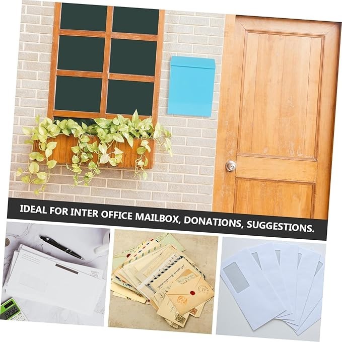 Wall Mounted Iron Mailbox Lockable Post Box – Outdoor Secure Letter Holder