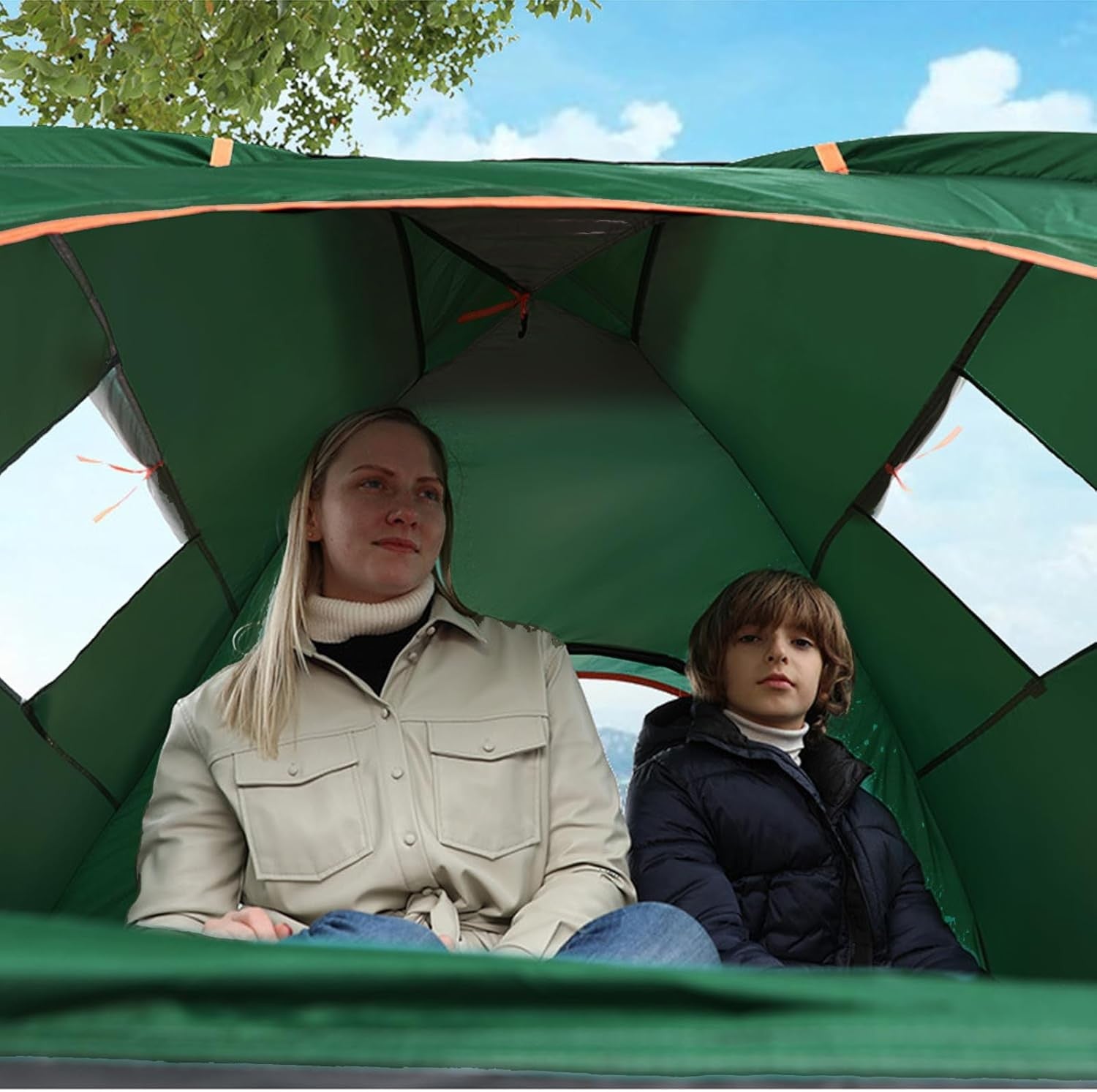 2 Person Pop Up Camping Tent Waterproof Lightweight Dome
