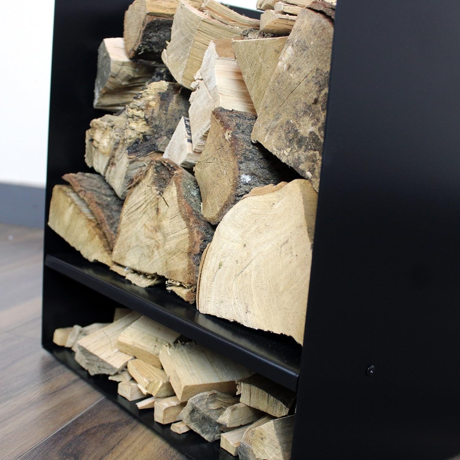 Heavy Duty Steel Firewood Log Holder Rack – Indoor Outdoor Storage 40cm