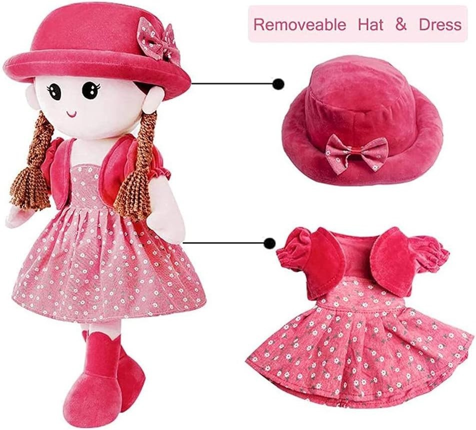 Princess Rag Doll Soft Plush Cuddly First Doll Baby Gift