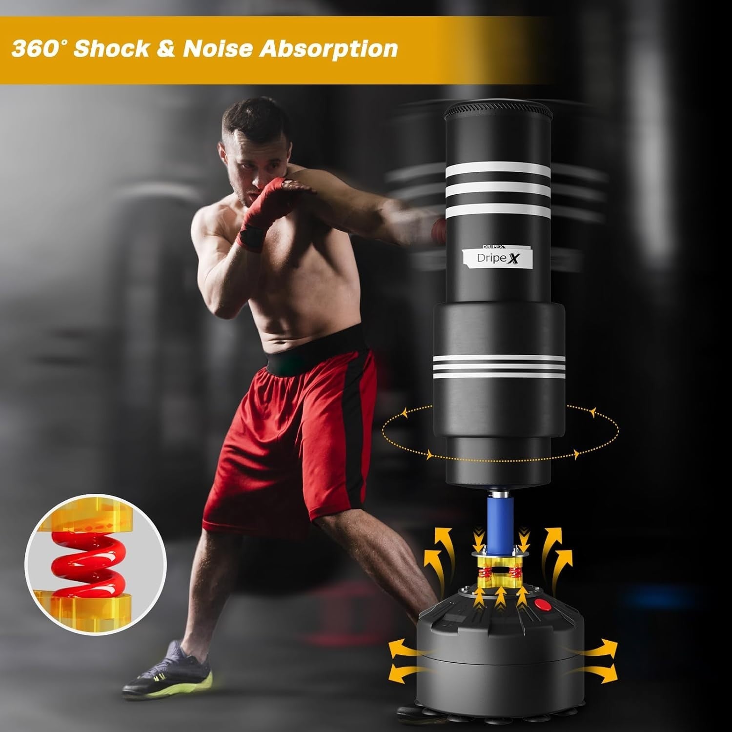 Free Standing Punch Bag Heavy Duty MMA Kickboxing Boxing Training