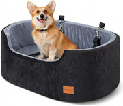 Medium Dog Car Booster Seat Travel Bed Washable Non Slip 50lbs