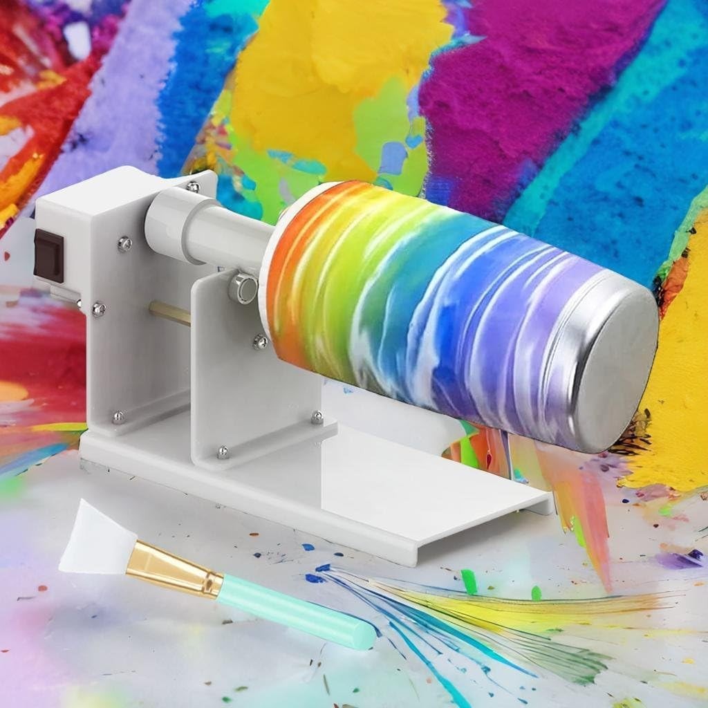 2 Way Tumbler Cup Turner Spinner Machine for Epoxy DIY Glitter Crafts