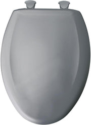 Slow Close Elongated Toilet Seat Country Grey Easy Clean & Change