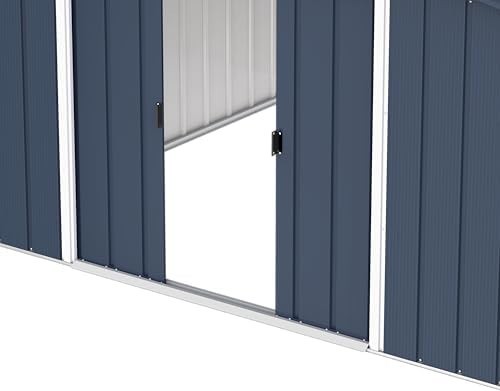 Extra Large Metal Garden Storage Shed 10x10ft Waterproof Outdoor Tool Shed