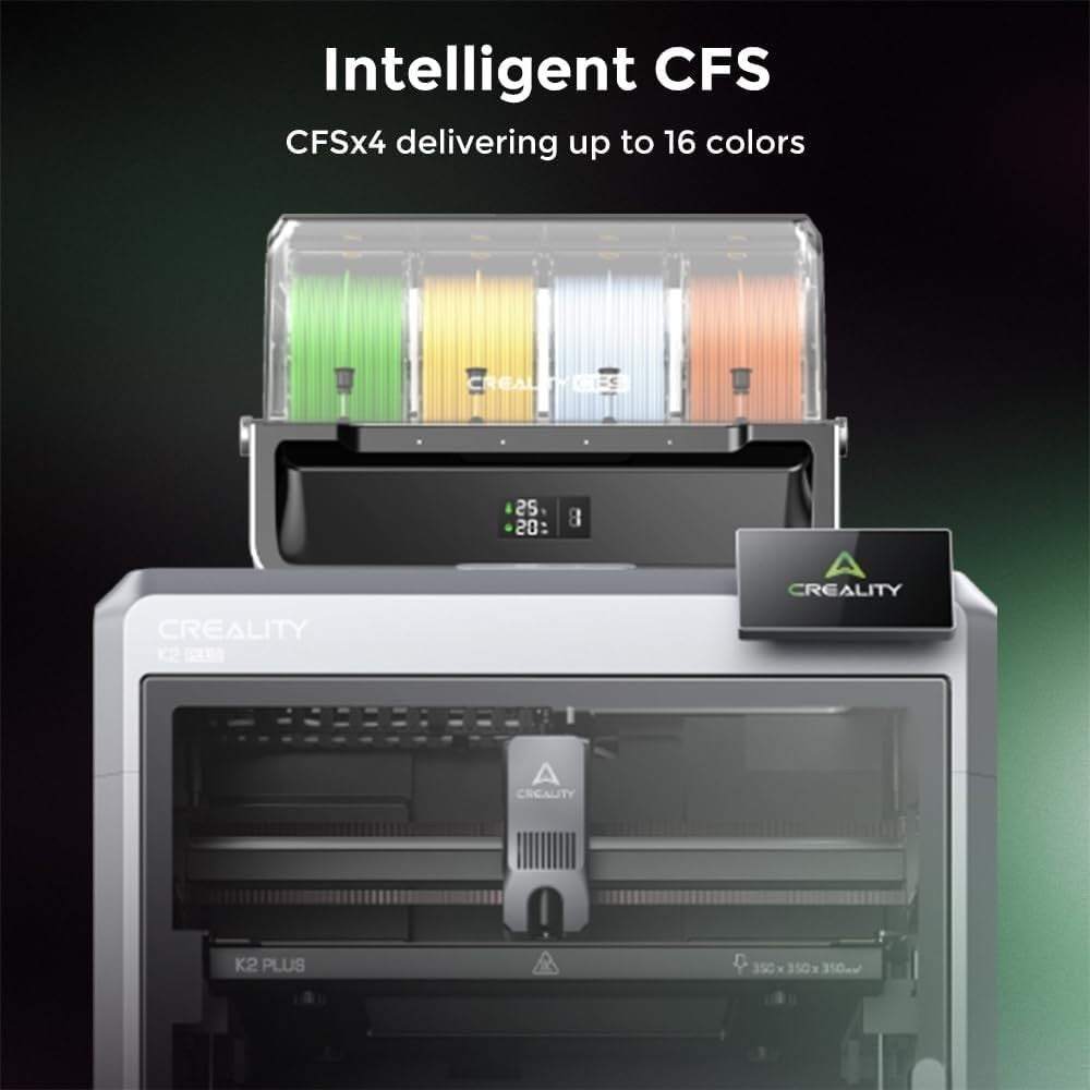 Multi Color High Speed 3D Printer 350x350x350mm Auto Level AI