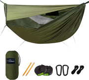 Mosquito Net Hammock with Sunshade | 290x140CM Outdoor Camping Bed