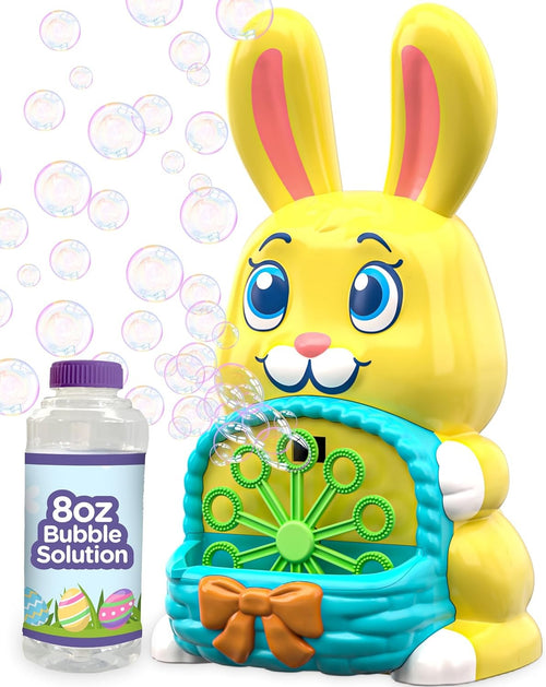 Bunny Bubble Blower for Toddlers Kids Easter Toy Indoor Outdoor Fun