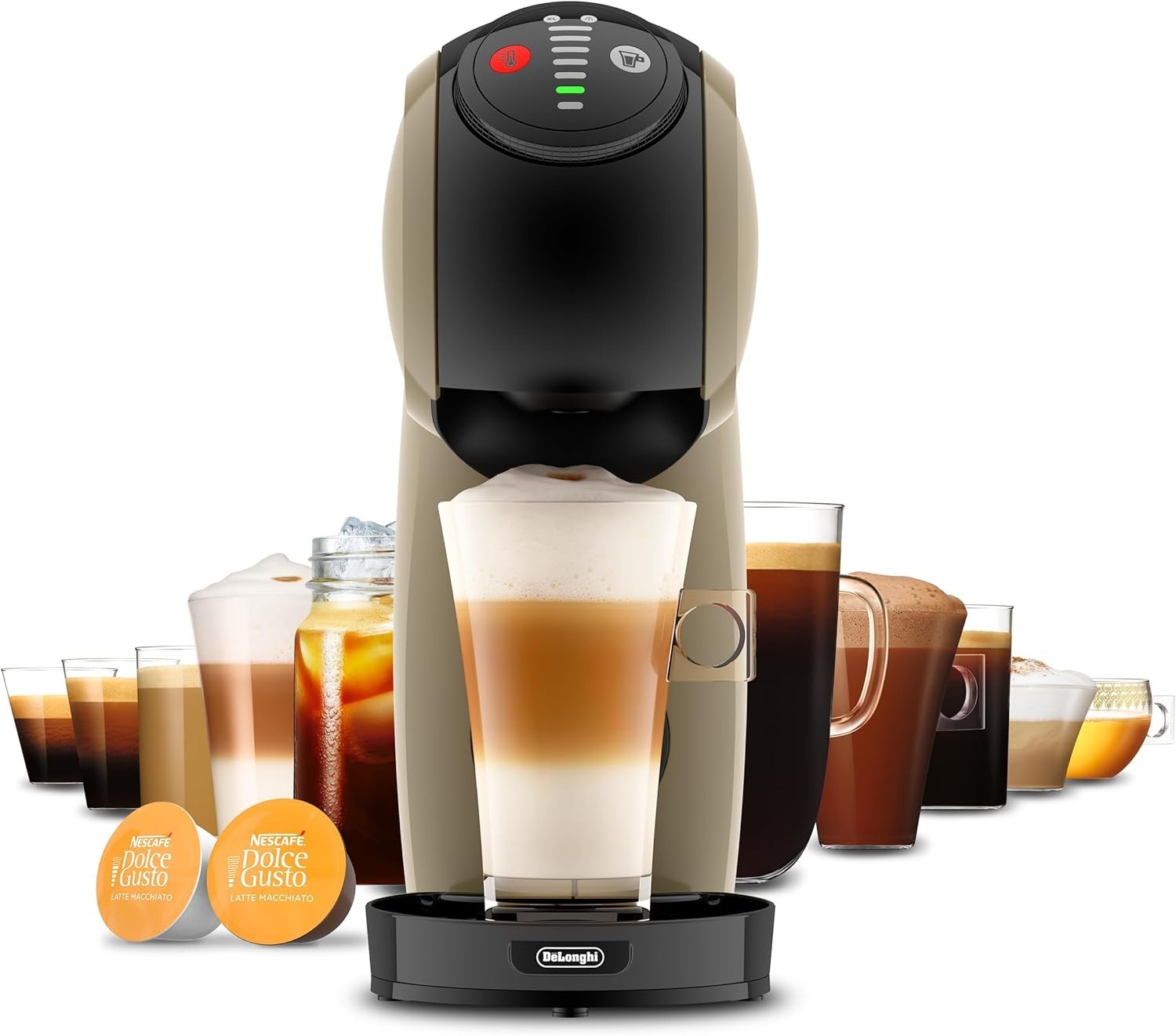 Compact Coffee Pod Machine | 15 Bar Pressure | One-Touch Control