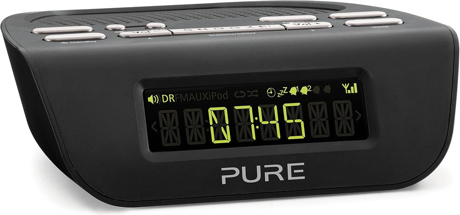 DAB Digital Radio Alarm Clock Dual Alarm Auto Dim Display Sleep Timer