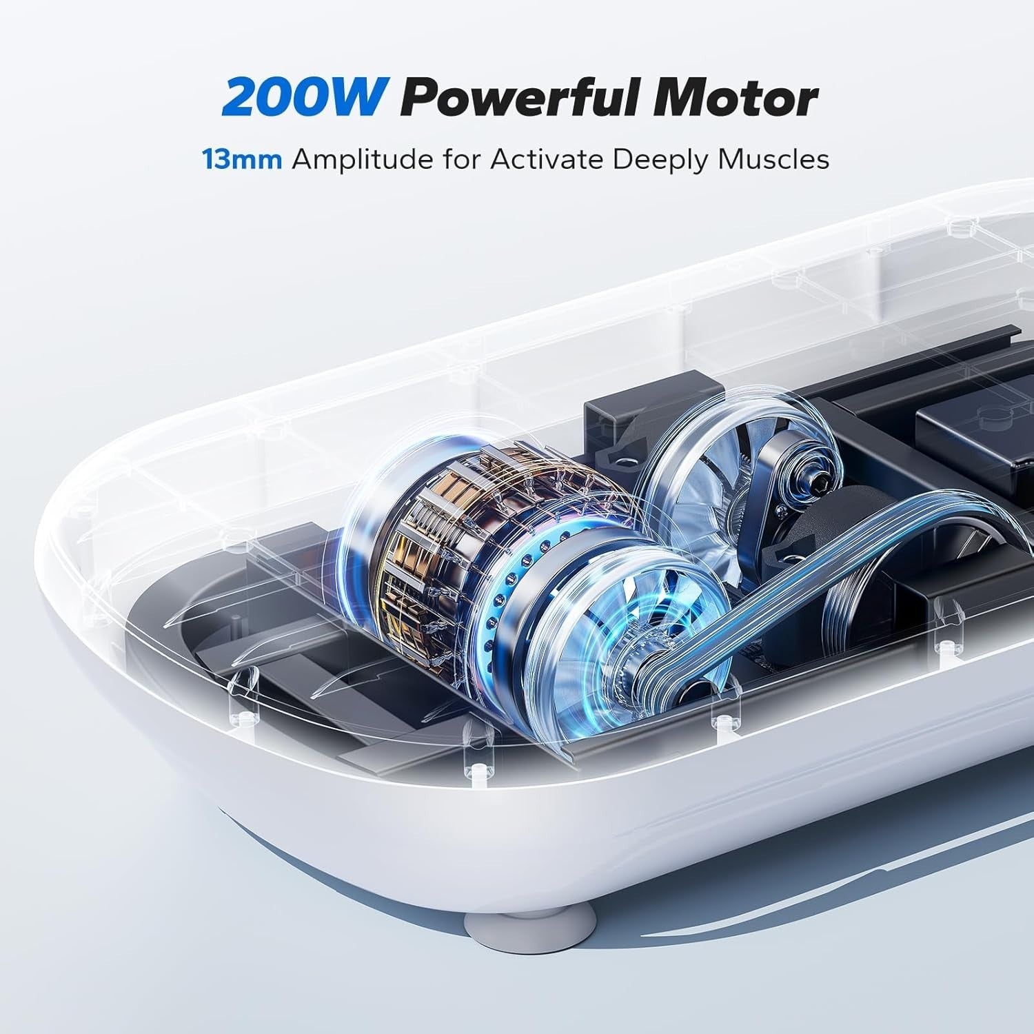 Large Amplitude Vibration Plate Exercise Machine 200KG Bluetooth Body Shaper