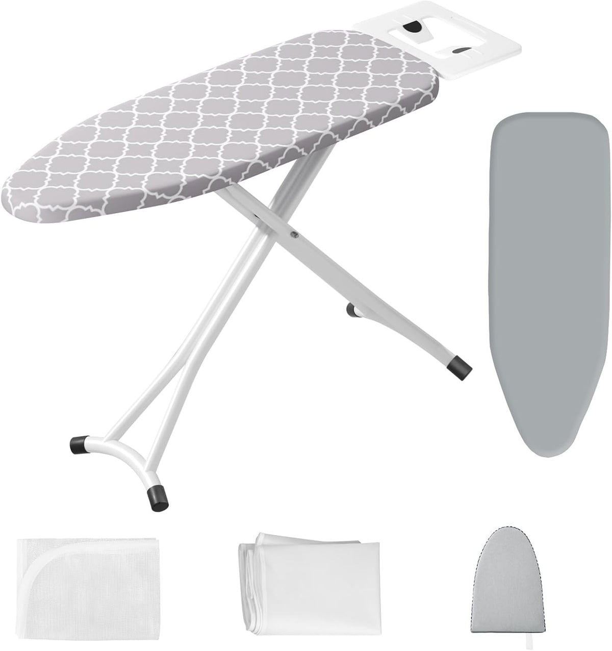 Adjustable Folding Ironing Board Height Adjustable Steel Frame Iron