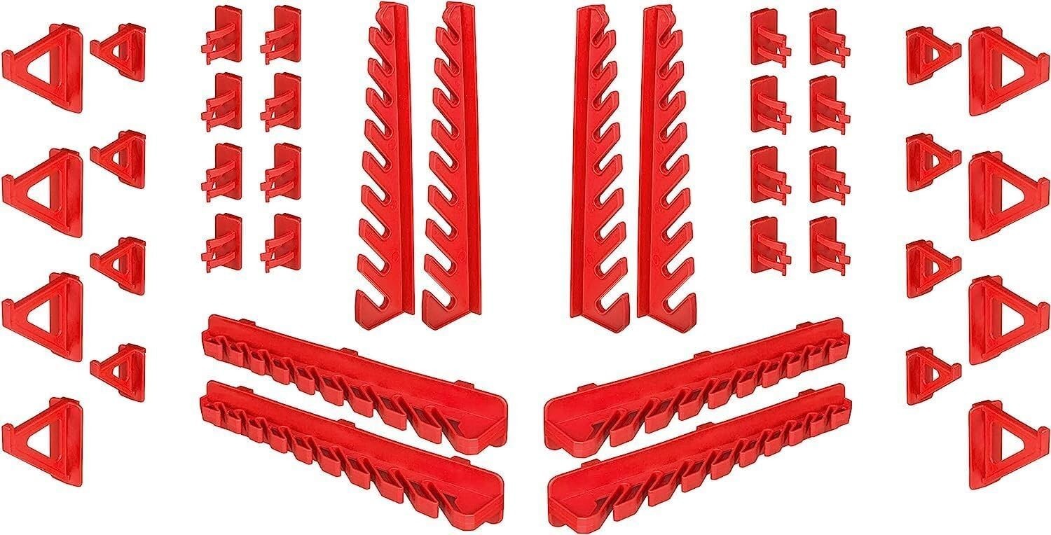 Garage Workshop Peg Board Tool Organizer Wall Storage Bin Rack Set